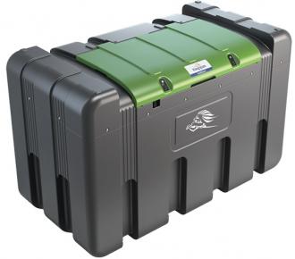 Cuve rectangulaire double paroi pour stockage gasoil, GNR et fioul