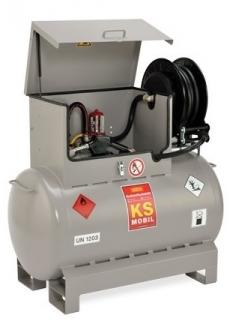 Cuve Essence 300 L KS-Mobil - Pompe manuelle Atex