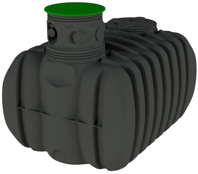 Cuve de rétention d'eau + régulateur : 5000 litres