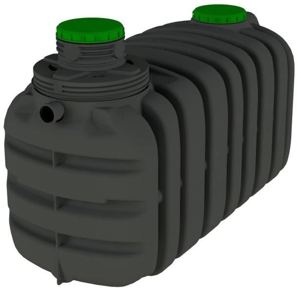 Cuve de rétention d'eau + régulateur : 2500 litres