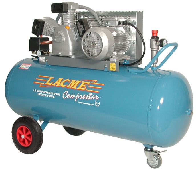 Compresseur 200 litres Lacmé : COMPRESTAR 35W200T