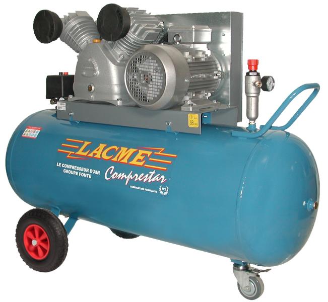 Compresseur 200 litres Lacmé : COMPRESTAR 40V200T