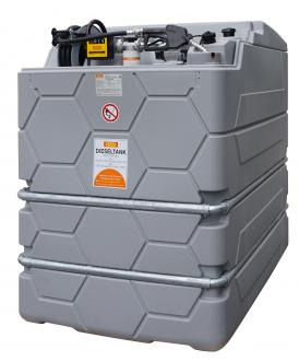 Cuve double paroi 2500 litres pour stockage gasoil, fioul et GNR