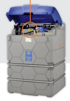 Cuve Adblue CEMO 1500 litres - Accès sécurisé !