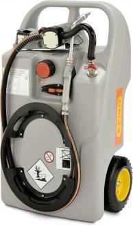 Cuve à huile avec pompe 12 V sur batterie Cemo - 60 litres