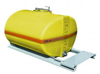 Cuve à eau ovale Cemo sur plateau - 1500 litres