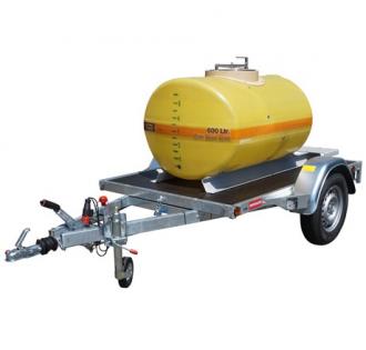 Cuve à eau Cemo sur remorque routière - 1500 L