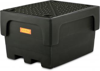 Bac de rétention pour cubitainer 1000 litres avec caillebotis
