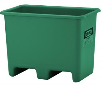 Bac de 200 litres vert - Passage de fourches - CEMO