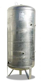 Réservoir galvanisé 1000 litres vertical - Calpeda