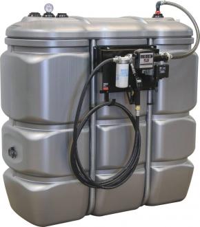 Cuve gasoil double paroi 1500L avec pompe PIUSI