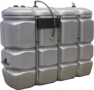 Cuve double paroi 2000 litres pour gasoil, pré-équipée