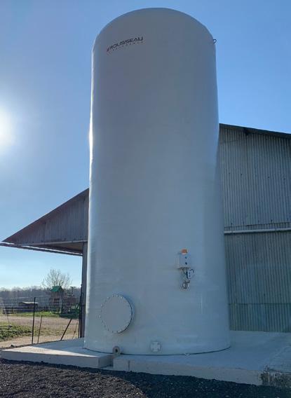 Cuve double paroi 30 m3 pour engrais ROUSSEAU