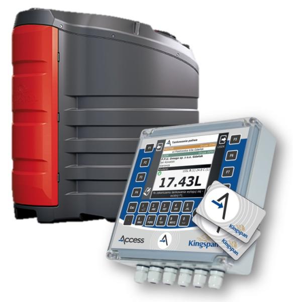 Cuve 2500 litres Gasoil Kinspan – Logiciel & Badges 
