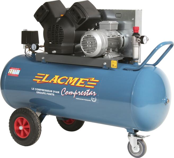 Compresseur 150 litres Lacmé : COMPRESTAR 24V150T SP/ELV