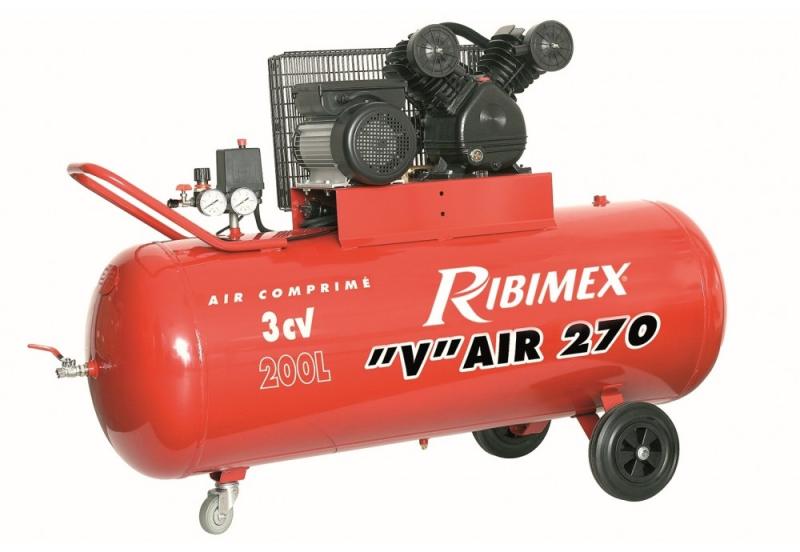 Compresseur d'air 200 litres - 16 m3/h - Ribimex 