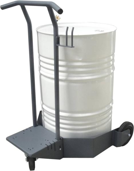 Chariot mobile roule fûts 3 roues - Maxi 220 kg