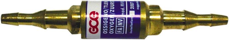 Pare flamme oxygène O - Tuyau 6 & 10 mm 