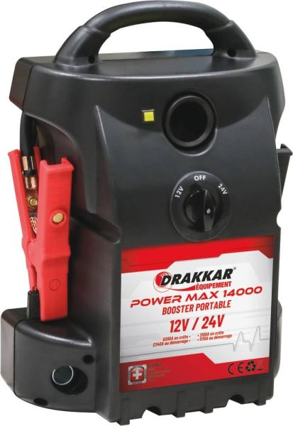 Booster 12/24V - 6200A - Power max 14000