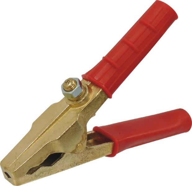Pince bronze mors crocodile rouge 300A - 155mm