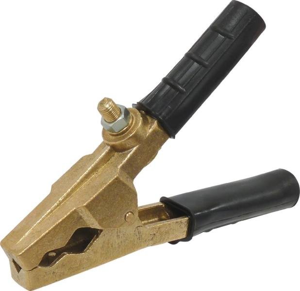 Pince bronze mors crocodile noire 400A - 170mm