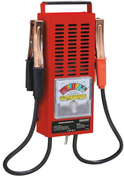 Testeur de batterie à led 6/12V 100Ah - Charge - Démarrage - Alternateur