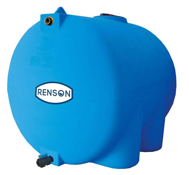 Cuve à eau 300L cylindrique avec vanne & flotteur