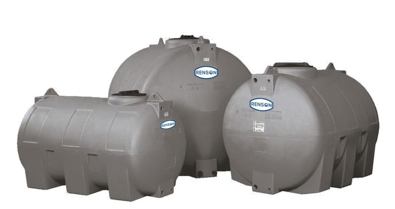 Cuve à eau 1000 litres RENSON – Horizontale - Grise