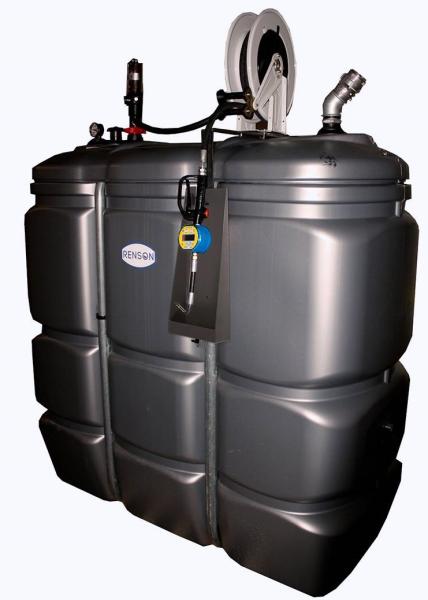 Cuve double paroi 2000L huile avec pompe Renson