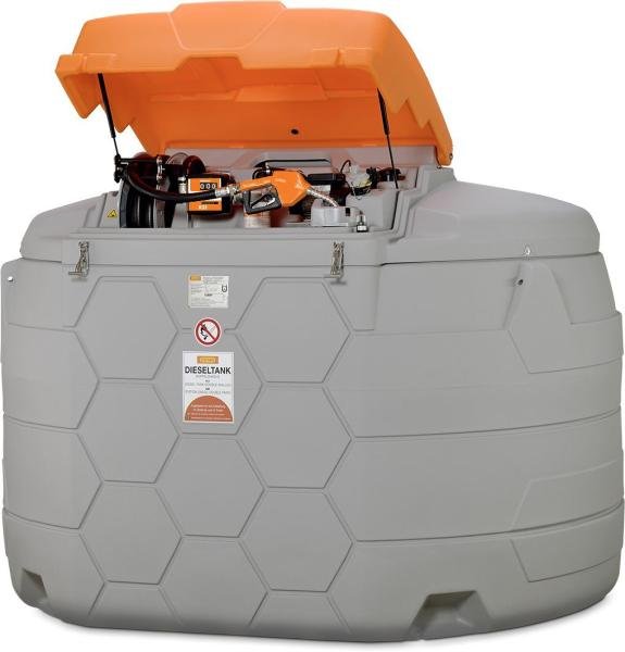 Cuve 5000L B100 double paroi avec pompe