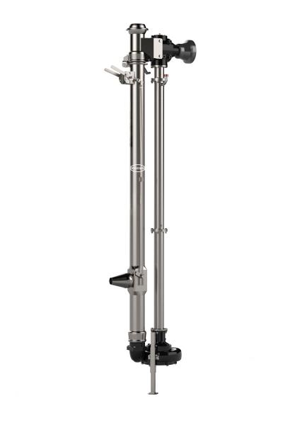 Pompe dilacératrice verticale inox sur prise de force tracteur - Renson
