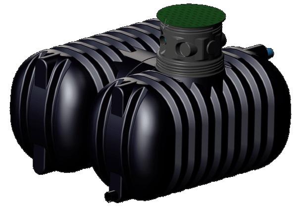 Cuve à eau 5000 litres AT112 filtre panier - Rikutec 