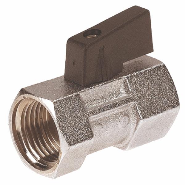 Vanne laiton mini femelle avec poignée papillon - Ø5mm - 1/8''