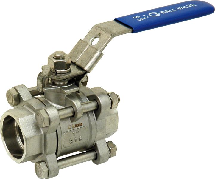 Vanne inox femelle sortie SW à souder par emboîtement - Ø8mm - 1/4''