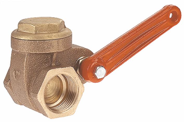 Vanne à sphère en bronze à fermeture rapide - 1/2'' - Ø15
