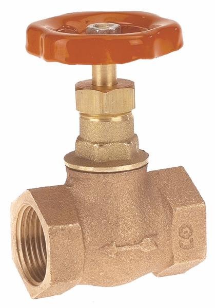 Robinet à soupape en bronze avec clapet métal - Ø80 -  3''