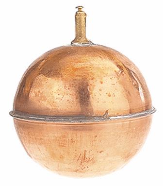 Boule en cuivre pour robinet à flotteur - Ø220