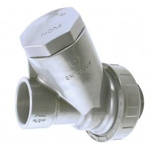 Clapet anti-retour PVC à boule à visser - Ø32 - 1''1/4