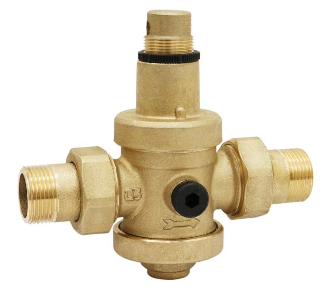 Réducteur de pression en laiton - M/M - Raccord union - Ø40