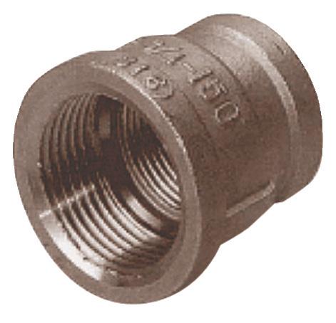 Réduction femelle - femelle en inox 316 - Ø100-65 mm