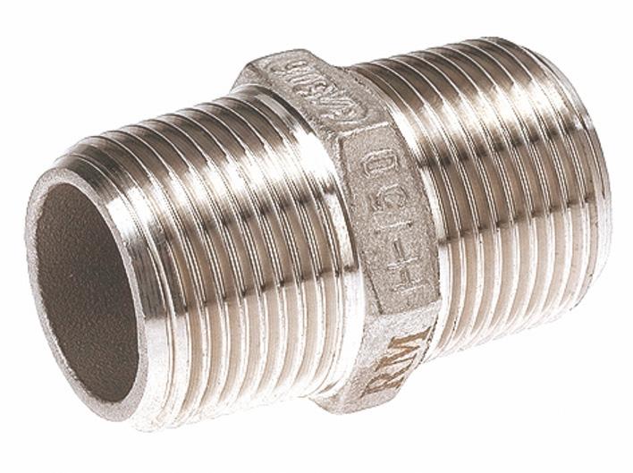 Mamelon en inox sortie mâle - Ø25 mm