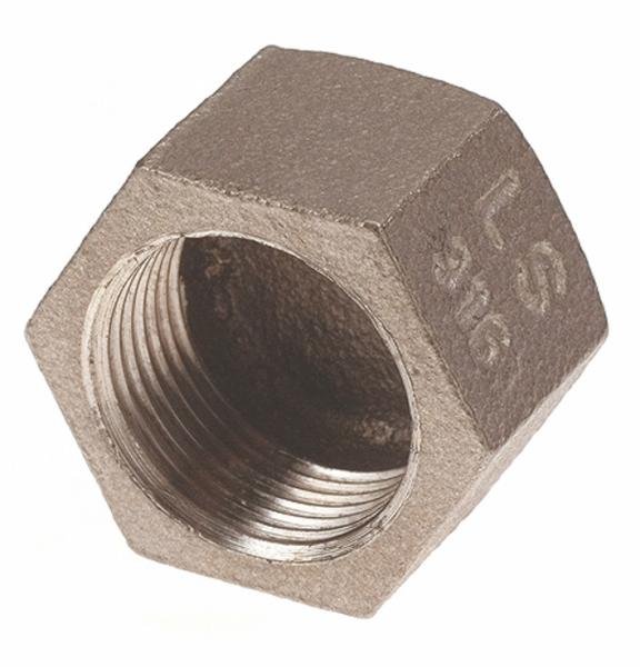 Bouchon hexagonal en inox sortie femelle  - Ø50 mm
