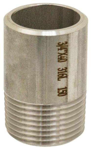 Embout mâle à souder en inox 316L - Ø12 x 30 mm