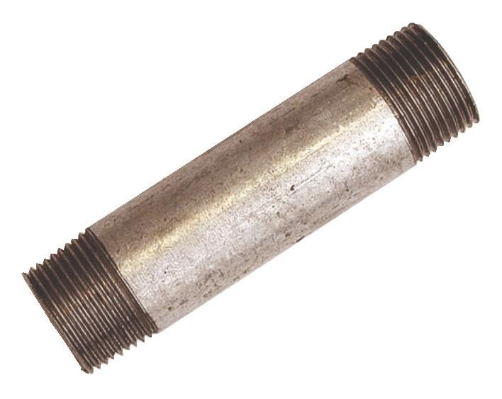 Bobine, tube fileté mâle-mâle en galvanisé - Ø100 - 250mm