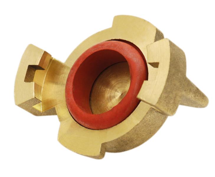 Bouchon avec joint rouge gros trou pour raccord express
