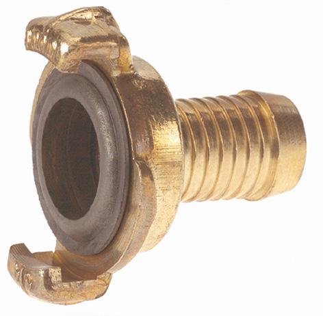 Raccord express (tête de chat) cannelé type GEKA - Ø19