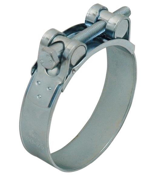 Collier de serrage à tourillons en acier zingué - Ø240-252 mm
