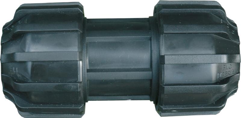 Raccord droit universel PE avec bague de crantage -Ø15-21