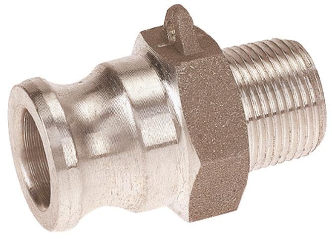 Adaptateur mâle raccord rapide à came - Ø30