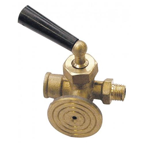 Robinet pour manomètre à bride mâle / femelle 1/2''